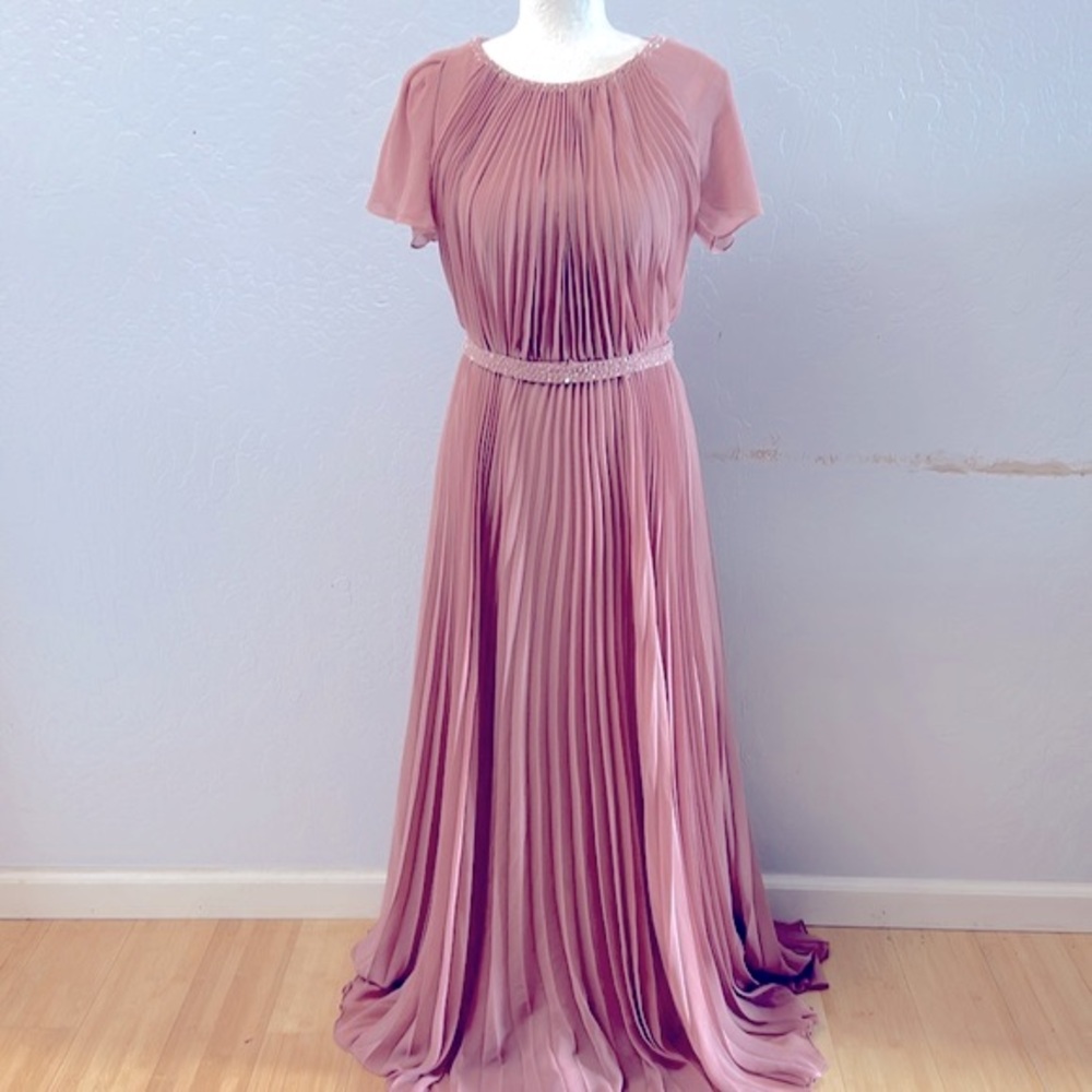 Azazie Rose Modest Pleating Bridesmaids Dress